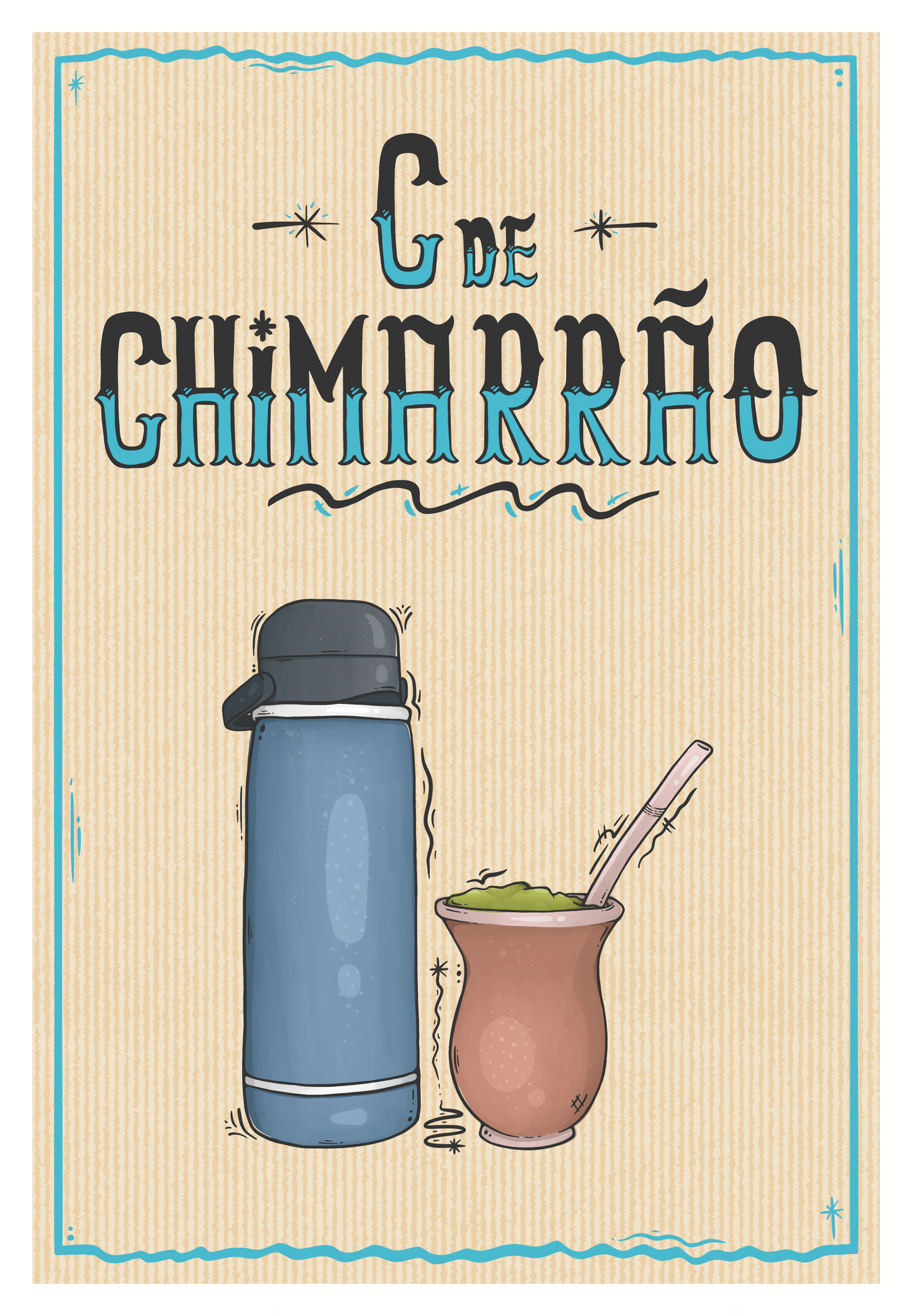 C de Chimarrão Print