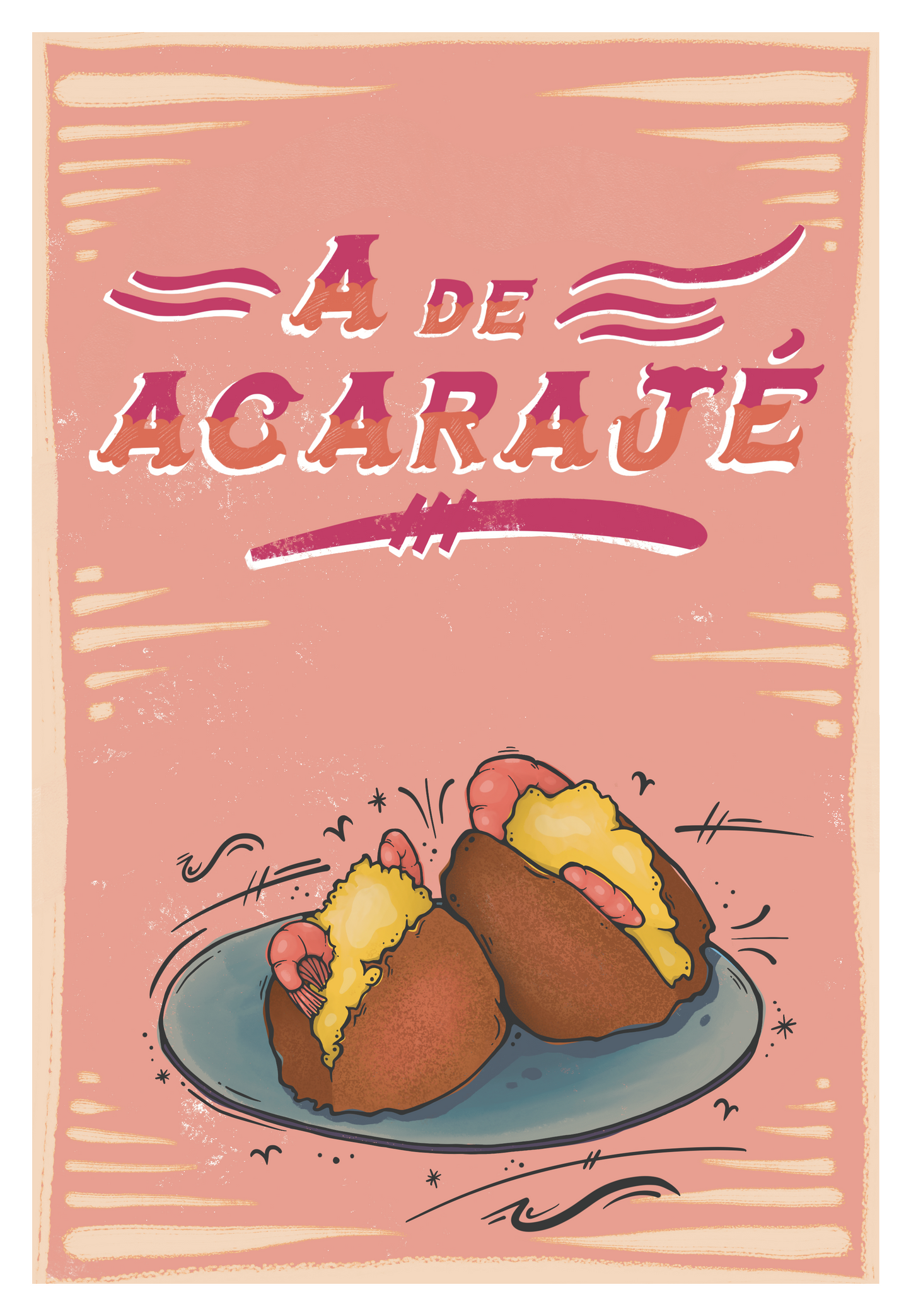 A de Acarajé Print