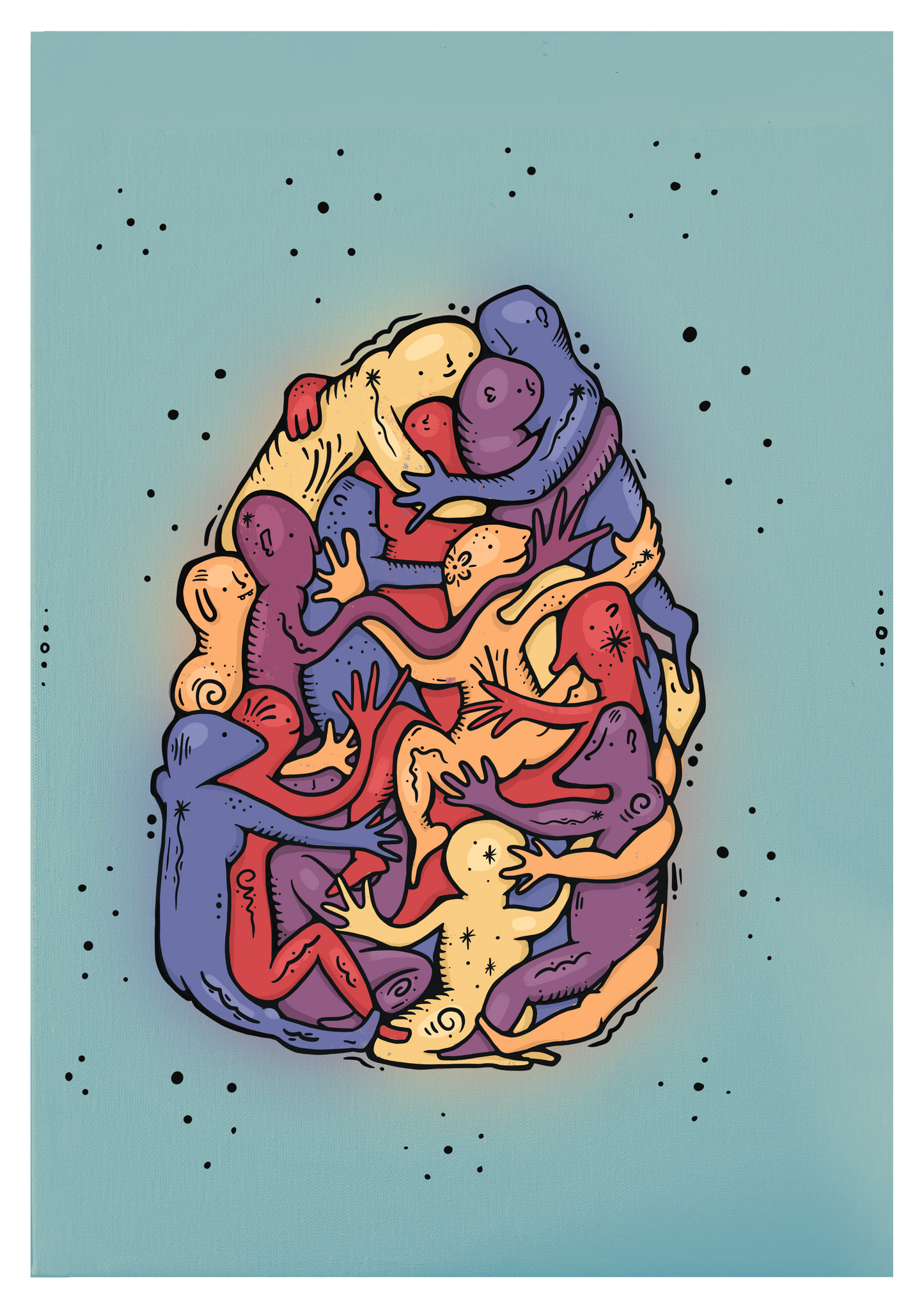 Group Hug Print
