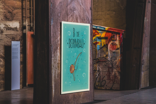 B de Berimbau Print