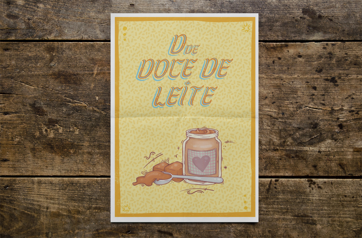 D de Doce de Leite Print