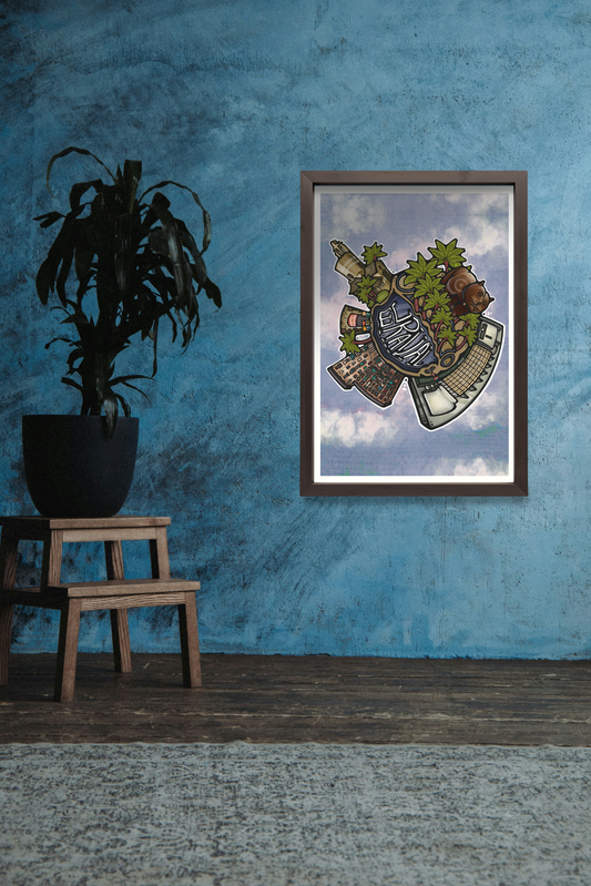 El Raval Barcelona Print