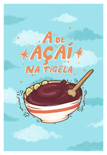 A de Açaí Print