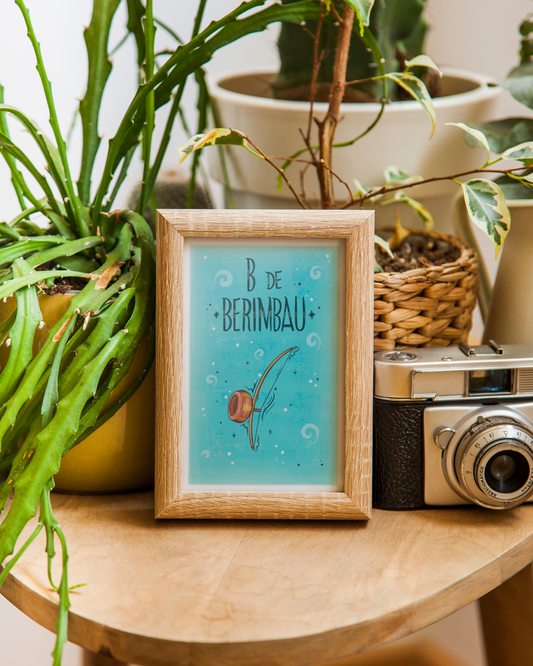 B de Berimbau Print