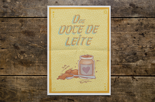 D de Doce de Leite Print